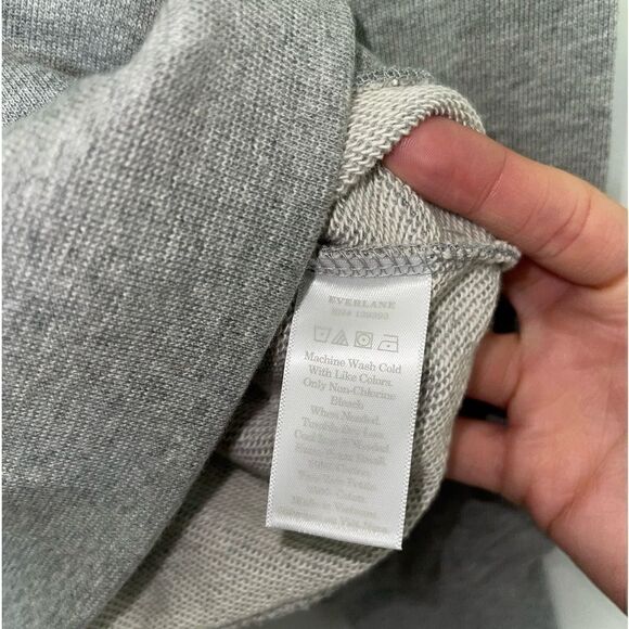Everlane The French Terry Crew Neck Sweater - Picture 8 of 9